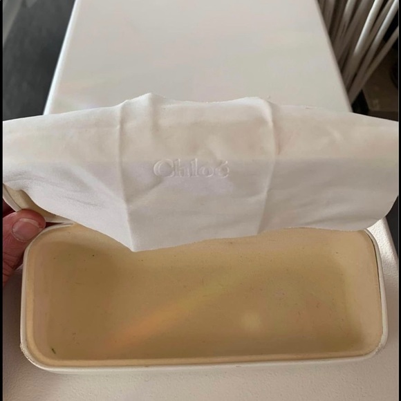 Chloe Isadora Aviator in Rose Gold & Peach aviator sunglasses - Picture 6 of 7